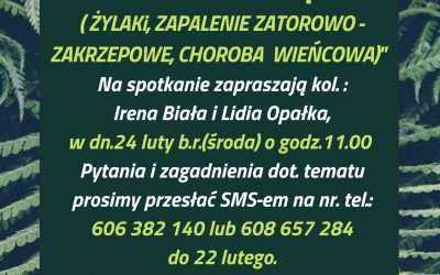 Spotkanie online nt. „Choroby krążenia”